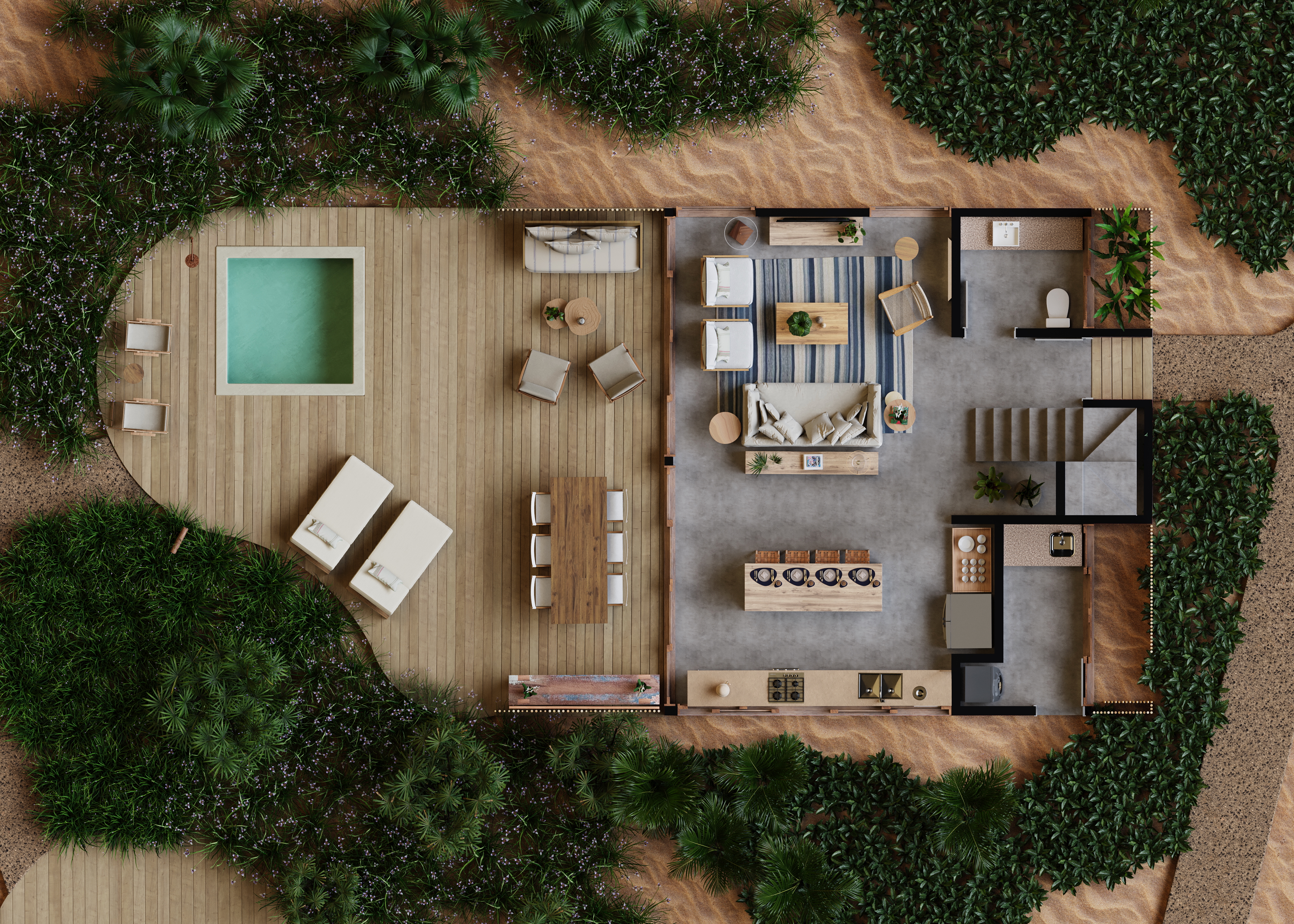 Casa Brisa Suave exterior area